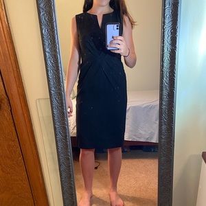 Classic black pencil dress